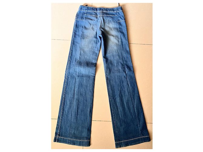 Jeans Chanel in denim blu 36IT - vista 2