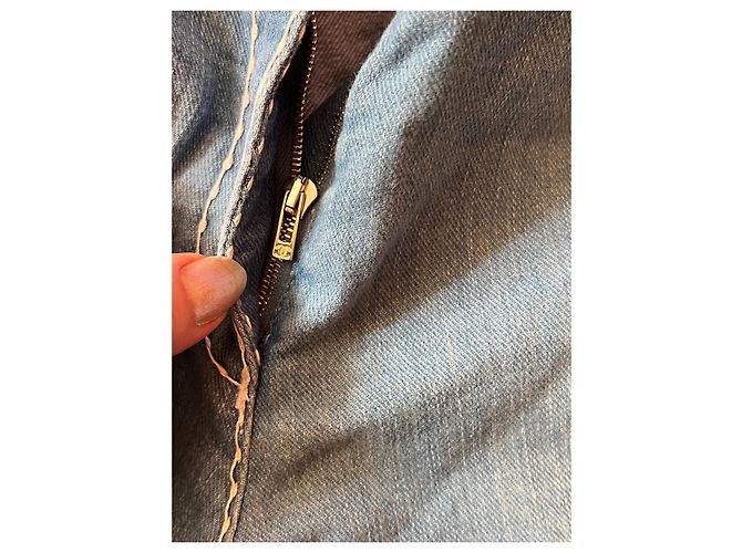 Jeans Chanel in denim blu 36IT - vista 5