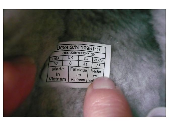 Sandali Pantofole UGG Oh Yeah con due cinturini grigi taglia 41 in ottime condizioni Grigio - vista 7