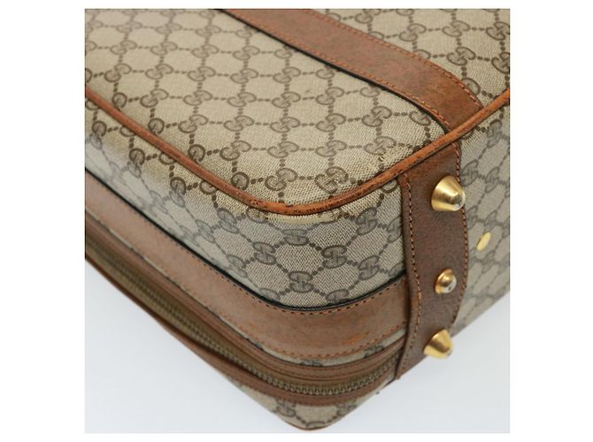 Gucci Borsa Boston GG Supreme in PVC beige Auth mr177 - vista 14
