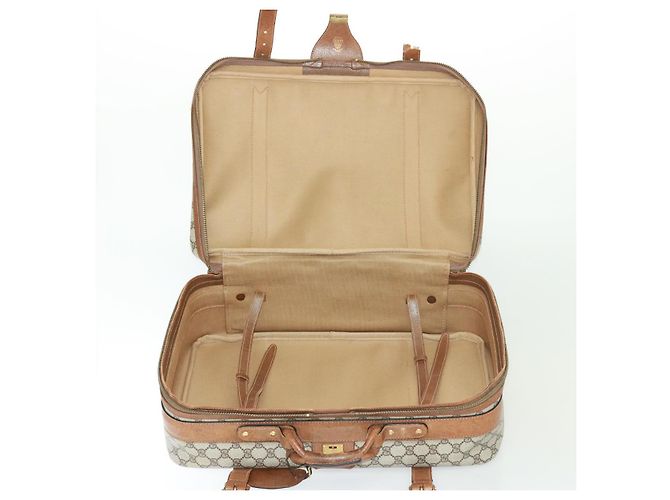 Gucci Borsa Boston GG Supreme in PVC beige Auth mr177 - vista 18