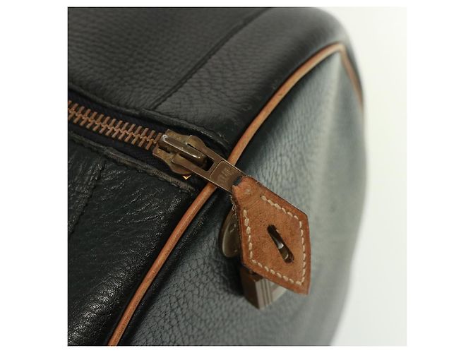 Hermès HERMES Borsa Boston Precoce in Pelle Nera Auth bs14978 Nero - vista 14
