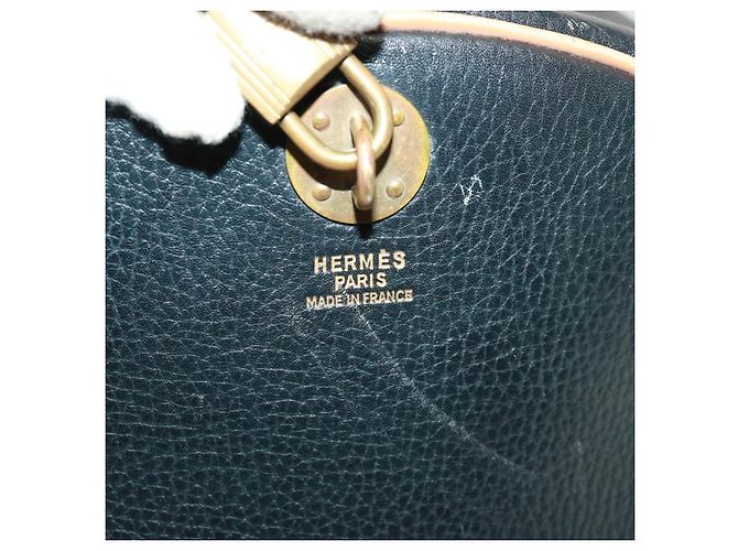Hermès HERMES Borsa Boston Precoce in Pelle Nera Auth bs14978 Nero - vista 16