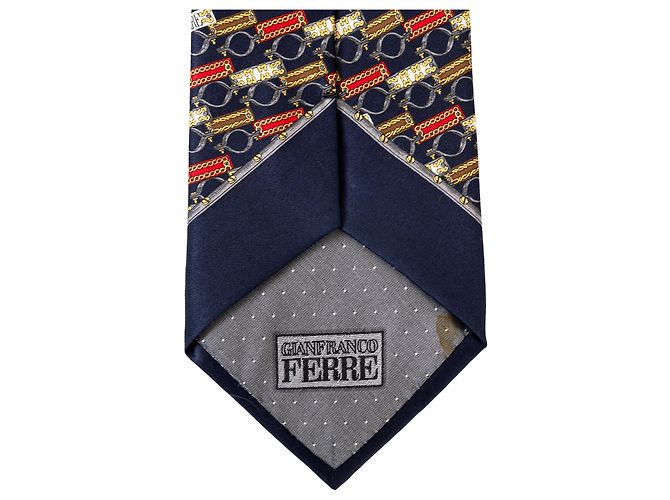 Cravatta in seta stampata Gianfranco Ferré Multicolore - vista 4