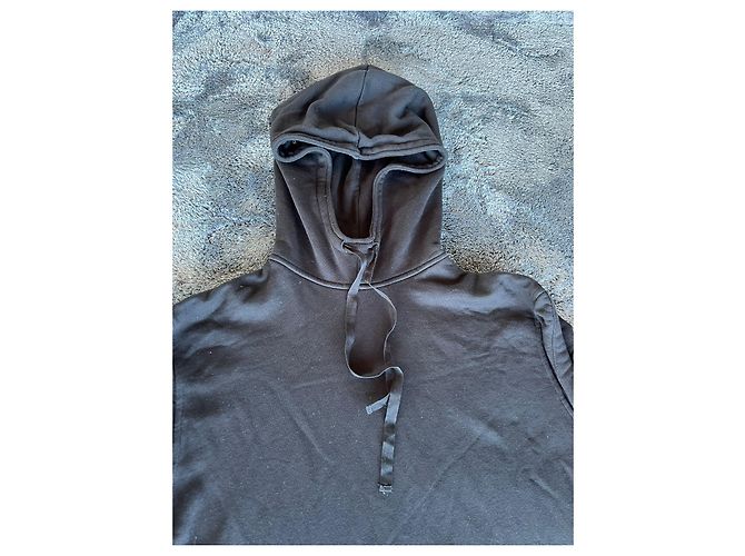 Schwarzer Bondage Hoodie Ann Demeulemeester Größe M - Ansicht 4