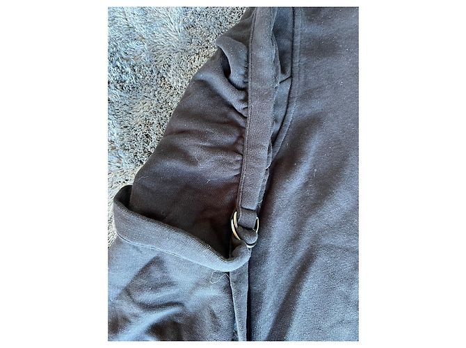 Schwarzer Bondage Hoodie Ann Demeulemeester Größe M - Ansicht 5