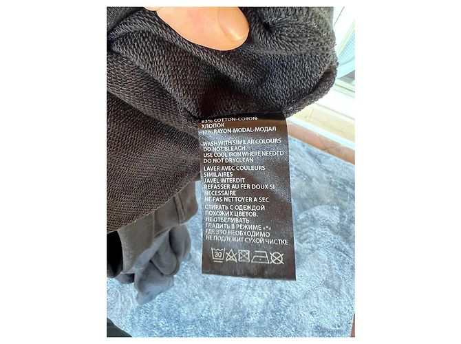 Schwarzer Bondage Hoodie Ann Demeulemeester Größe M - Ansicht 8