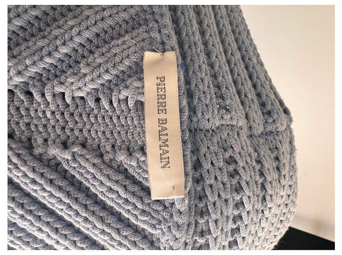 Cárdigan de punto azul Pierre Balmain - vista 10