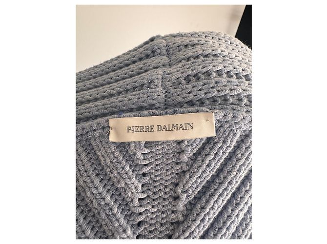 Cárdigan de punto azul Pierre Balmain - vista 3