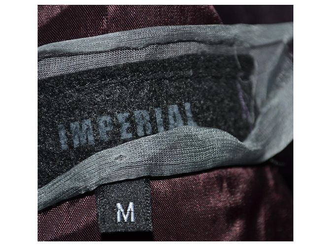 Chaqueta Impérial de algodón morado oscuro M - vista 3