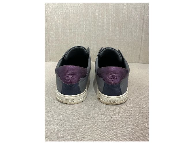 FENDI Sneakers T.EU 39 Leder Grau - Ansicht 4