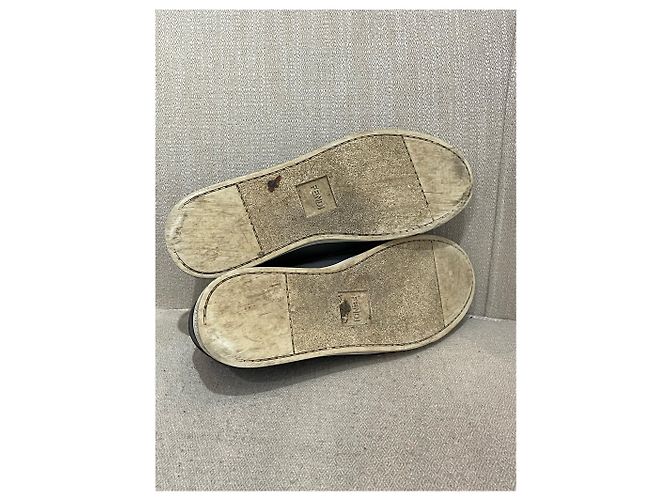 FENDI Sneakers T.EU 39 Leder Grau - Ansicht 6