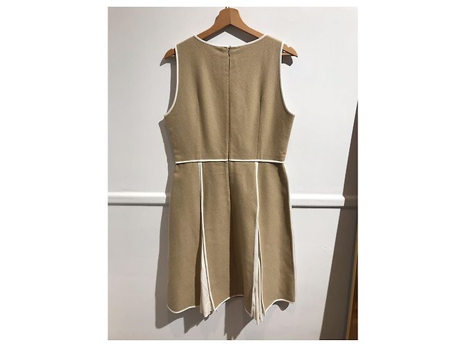 FENDI Kleider T.International L Baumwolle Beige - Ansicht 3