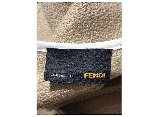 FENDI Kleider T.International L Baumwolle Beige - Ansicht 4
