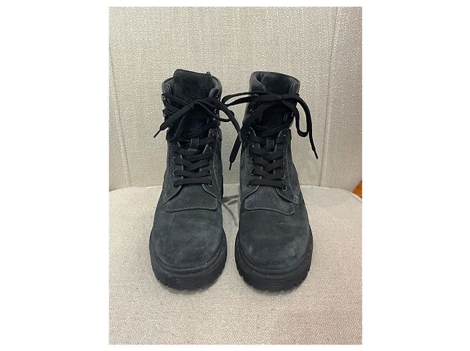 Botas MONCLER T.EU 38 Ante Negro - vista 2