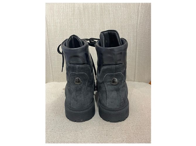 Botas MONCLER T.EU 38 Ante Negro - vista 4