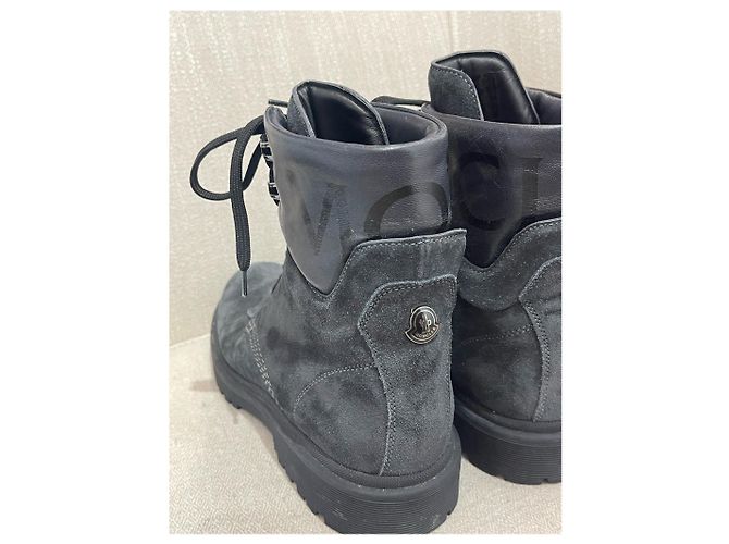 Botas MONCLER T.EU 38 Ante Negro - vista 5