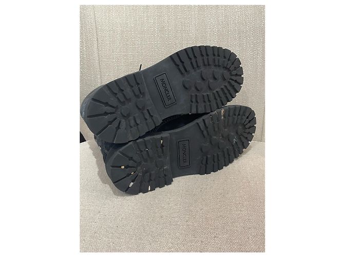 Botas MONCLER T.EU 38 Ante Negro - vista 7