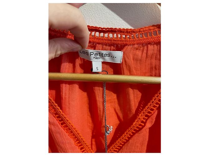 LES PETITES Tops T.International S Algodón Naranja - vista 2