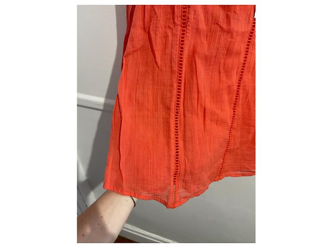 LES PETITES Tops T.International S Algodón Naranja - vista 3