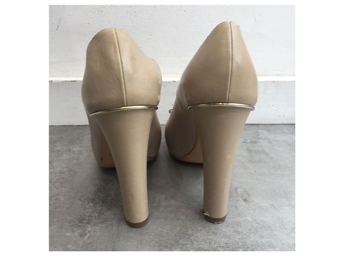 Chloé CHLOE Absätze T.EU 38.5 Leder Beige - Ansicht 3