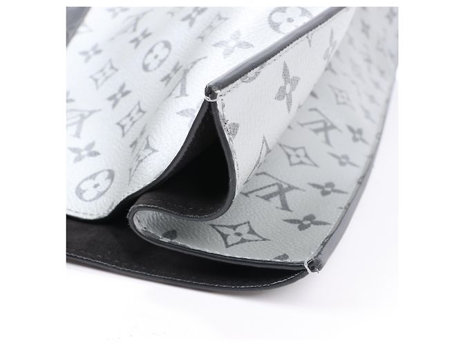 Louis Vuitton Monogram Eclipse Split Handtasche M43816 Schwarz - Ansicht 13