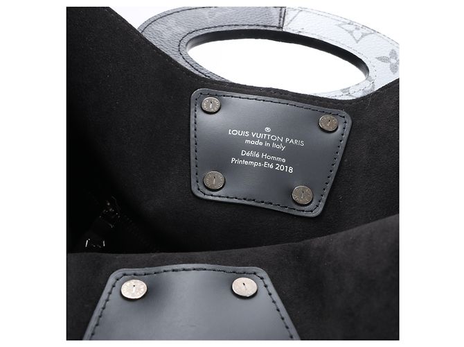 Louis Vuitton Monogram Eclipse Split Handtasche M43816 Schwarz - Ansicht 15