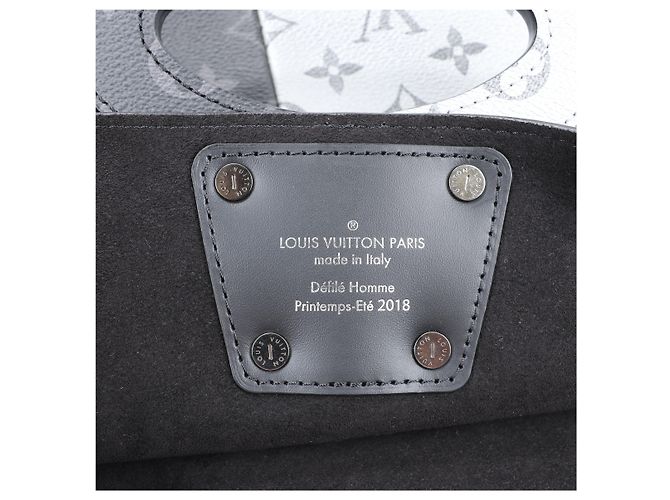 Louis Vuitton Monogram Eclipse Split Handtasche M43816 Schwarz - Ansicht 19