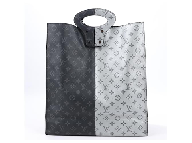 Louis Vuitton Monogram Eclipse Split Handtasche M43816 Schwarz - Ansicht 4