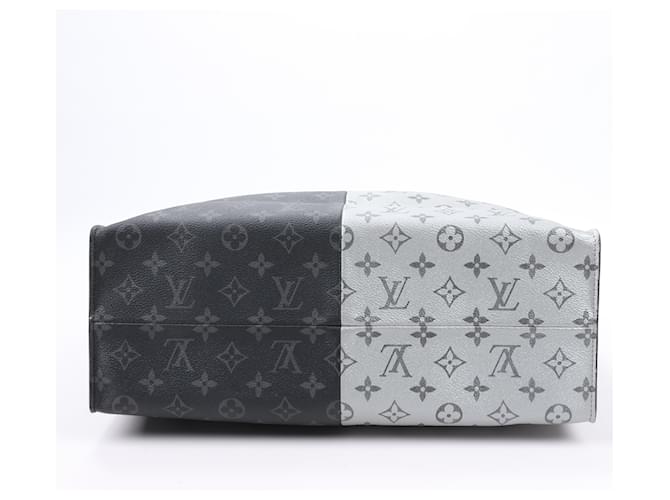 Louis Vuitton Monogram Eclipse Split Handtasche M43816 Schwarz - Ansicht 8