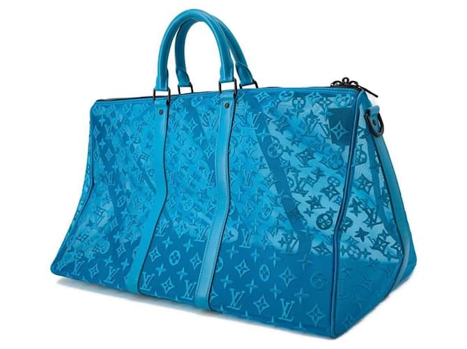 Louis Vuitton Keepall Triangle Turquesa - vista 2