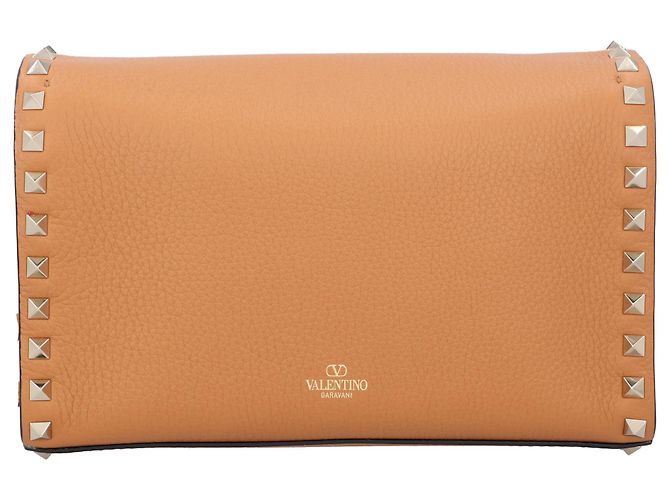 Valentino Garavani Borsa a tracolla Valentino Rockstud Marrone - vista 4