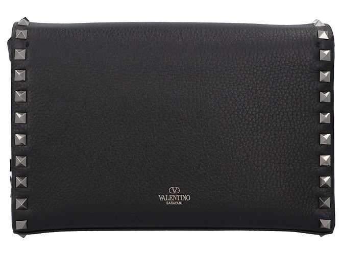 Valentino Garavani Borsa a spalla Small Rockstud Valentino Nero - vista 4