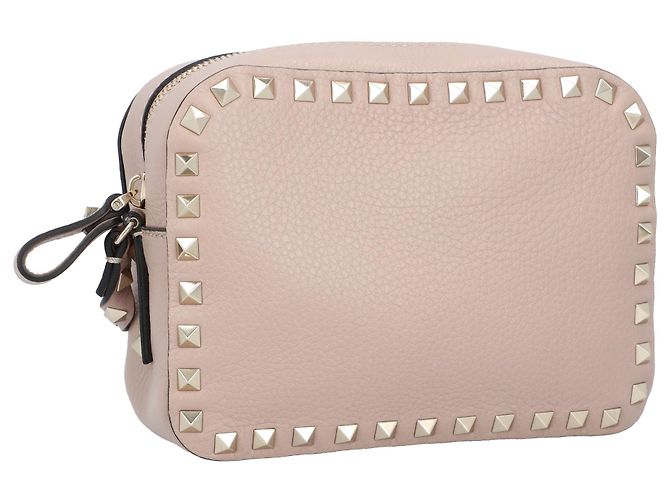 Valentino Garavani Bolsa Crossbody Valentino Rockstud Marrom Bege - vista 2