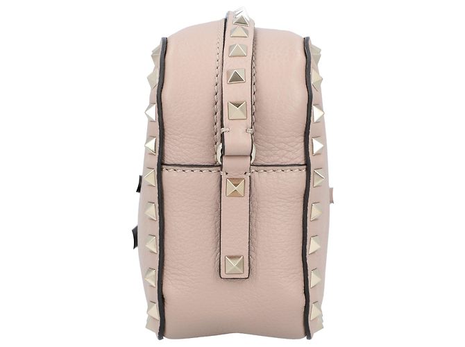 Valentino Garavani Bolsa Crossbody Valentino Rockstud Marrom Bege - vista 3