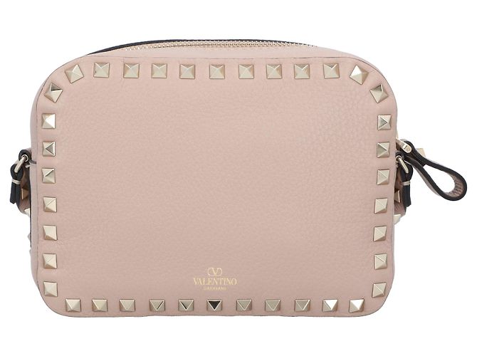 Valentino Garavani Bolsa Crossbody Valentino Rockstud Marrom Bege - vista 4