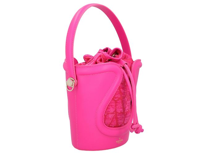 Valentino Garavani Borsa a secchiello Valentino Il Quinto Rosa - vista 2