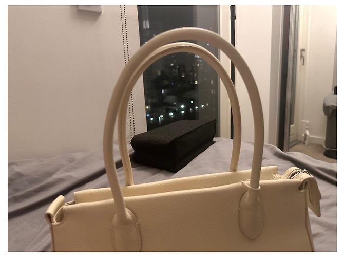 Borsa E/W The Row in pelle bianca Bianco - vista 10