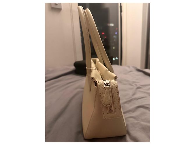Borsa E/W The Row in pelle bianca Bianco - vista 5