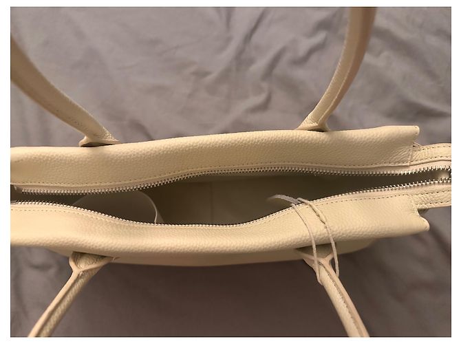 Borsa E/W The Row in pelle bianca Bianco - vista 8