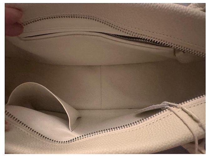 Borsa E/W The Row in pelle bianca Bianco - vista 9