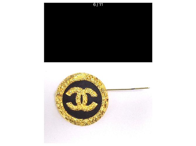 Cambon Spilla Lava collezionista 1993 di Chanel Nero - vista 5
