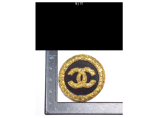 Cambon Spilla Lava collezionista 1993 di Chanel Nero - vista 6