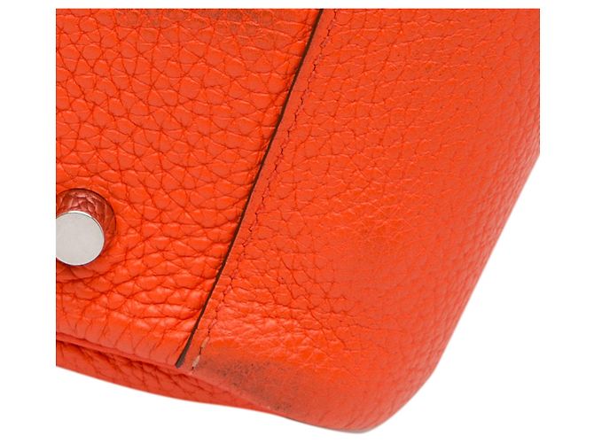 Hermès Laranja Clemence Lindy 34 - vista 20
