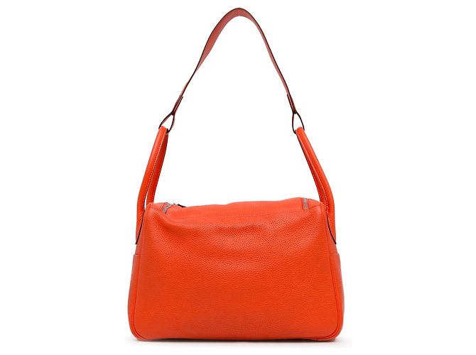 Hermès Laranja Clemence Lindy 34 - vista 3