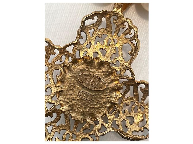 Cambon Collana vintage Chanel degli anni '80 D'oro - vista 3