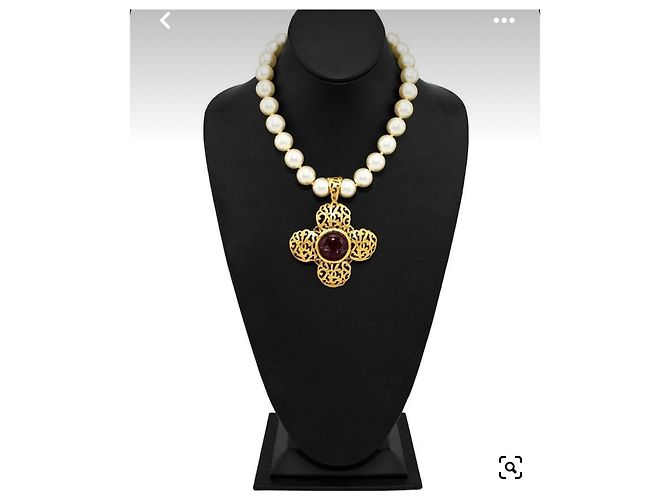 Cambon Collana vintage Chanel degli anni '80 D'oro - vista 6