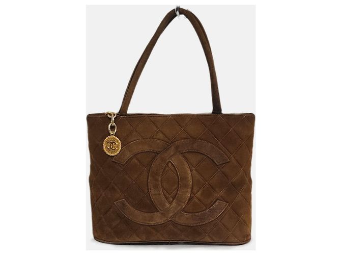 Vintage Chanel Medaillon Tasche Karamell - Ansicht 2