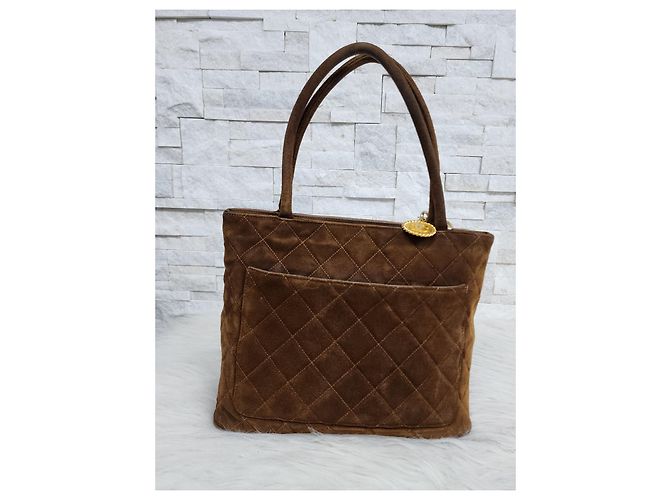 Vintage Chanel Medaillon Tasche Karamell - Ansicht 4