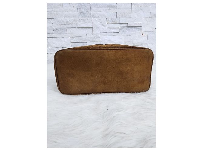 Vintage Chanel Medaillon Tasche Karamell - Ansicht 6